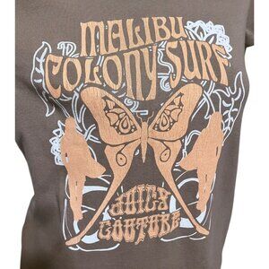 Y2K Juicy Couture Malibu Colony Surf Shirt L Butterfly Women Fairy Twee Coquette